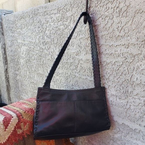 🤩RARE Fossil Leather Fringe Hobo Shoulder Bag‎ - Picture 10 of 12